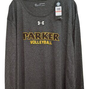 Under Armour Grey Men's Long Sleeve shirt PARKER Volleyball San Diego NWT 3XL 3X